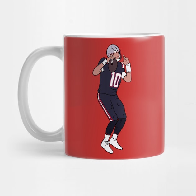 Mac Jones Touchdown Celebration by rattraptees